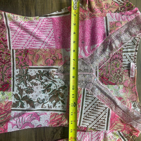 ThirtyThree Fairycore Patchwork Long Sleeve Top - Picture 3 of 4